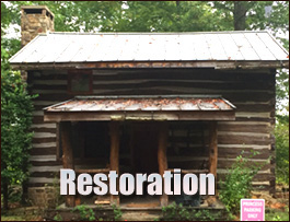 Historic Log Cabin Restoration  Casstown, Ohio